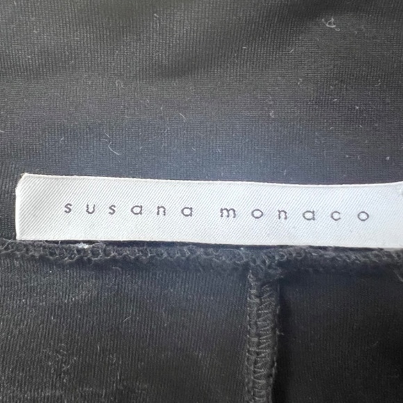 Susana Monaco women’s high waist slit maxi skirt size m black - Picture 5 of 6